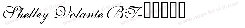 Shelley Volante BT字体转换